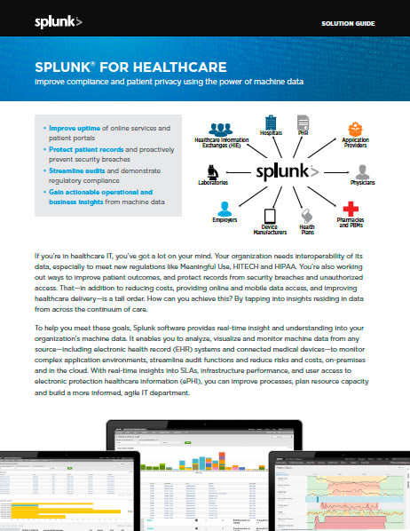 Splunk for Healthcare